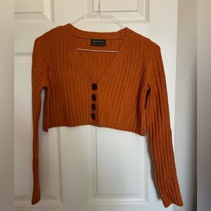 Urban Outfitters Rust Ribbed Sweater